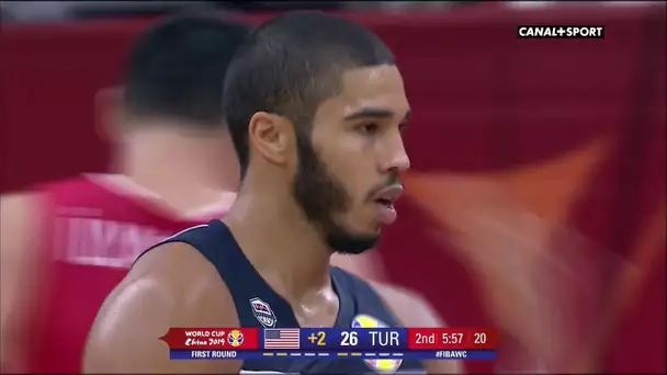 Coupe du Monde de Basket-Ball FIBA 2019 - Eurostep parfait signé Jayson Tatum