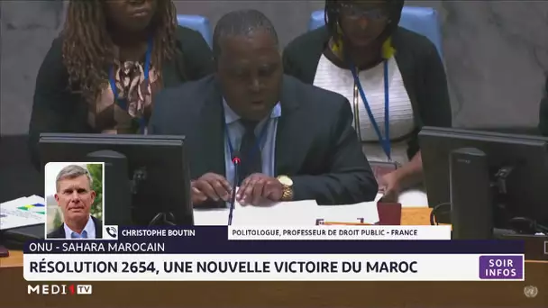 La résolution 2654, une nouvelle victoire du Maroc : L´analyse de Christophe Boutin