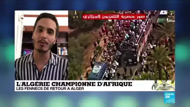 Liesse formidable à Alger : Les Fennecs de retour en Algérie avec la Coupe d'Afrique des nations