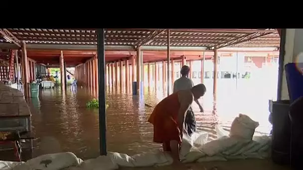 Inondations importantes dans le centre de la Thaïlande