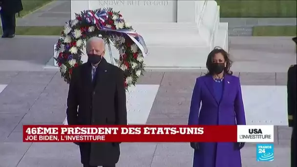 Investiture de Joe Biden : cérémonie au cimetière national d'Arlington en présence d'anciens préside