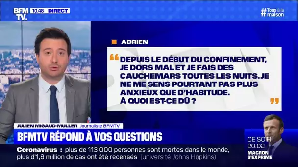 Pourquoi je fais des cauchemars depuis le début du confinement ? BFMTV répond à vos questions