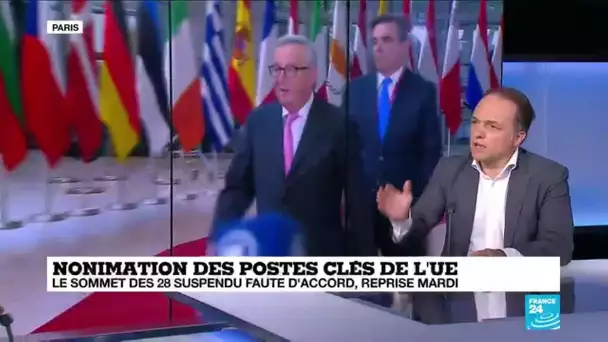 Faute d'accord, le sommet des nominations clés de l'UE suspendu une journée