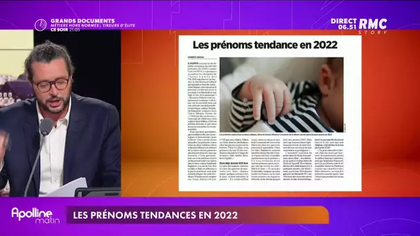 Les prénoms à la mode en 2022