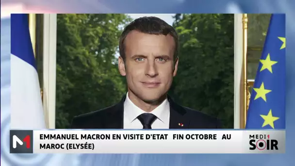 Elysée : Emmanuel Macron va effectuer une visite d´Etat au Maroc "fin octobre"