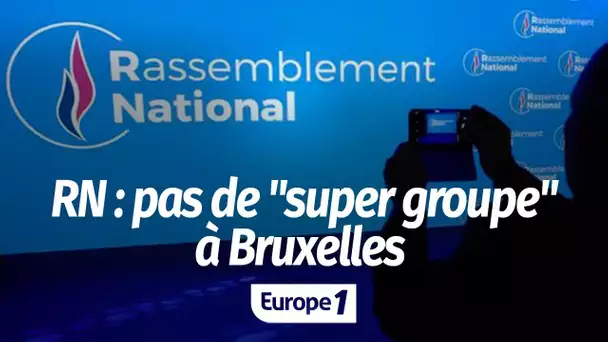 Européennes : Le RN échoue à constituer un "super groupe" nationaliste à Bruxelles