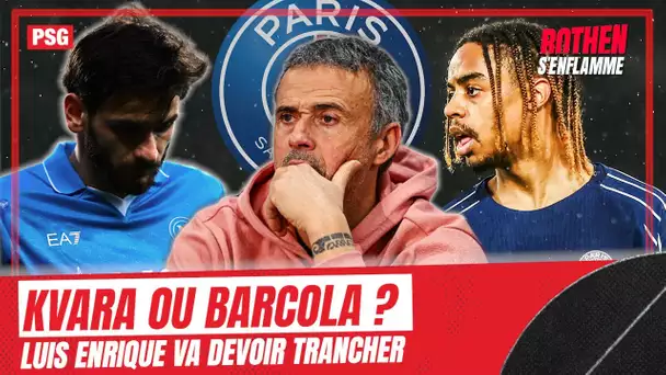 PSG : Barcola sacrifié au profit de Kvara ? Rothen pas convaincu du tout