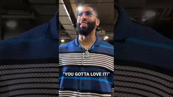 “YOU GOTTA LOVE IT!” - Anthony Davis After The Lakers Win Round 1! 🔥 | #shorts