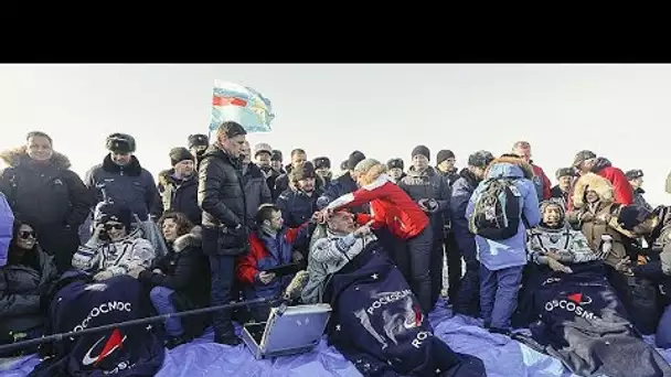 Atterrissage en douceur pour trois astronautes de retour de l'ISS