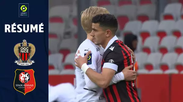 OGC NICE - STADE RENNAIS FC (1 - 1) - Résumé - (OGCN - SRFC) / 2021-2022