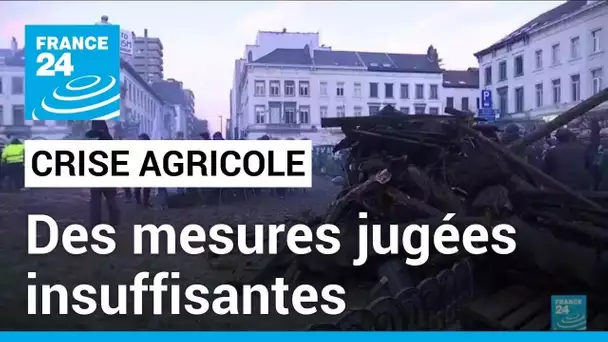 À Bruxelles, les mesures d'aides annoncées par l'Europe sont insuffisantes pour les agriculteurs