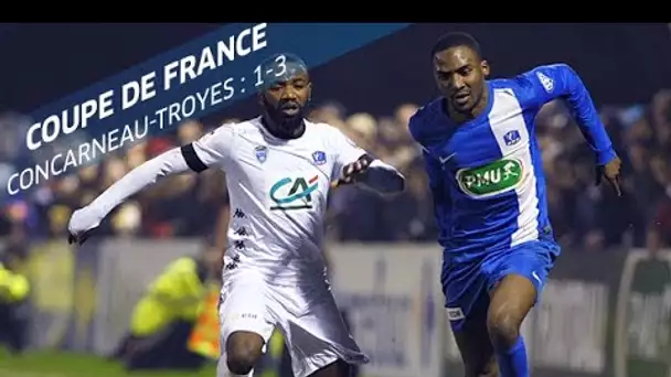 Coupe de France, 16es de finale : Concarneau - Troyes (1-3), les buts