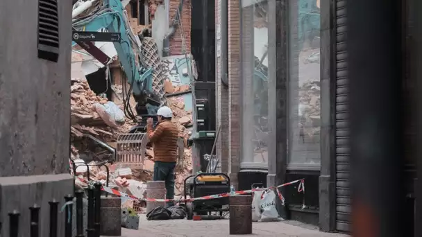 Après l'effondrement d'un immeuble, la crainte que tout le centre-ville tombe en ruines