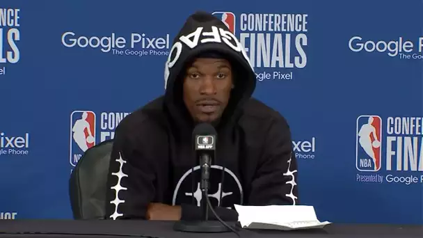 Jimmy Butler Talks Stealing Game 1 In Boston - Full Postgame Presser | May 17, 2023