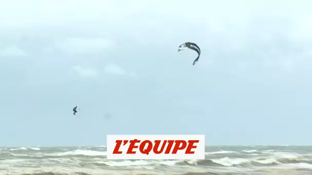 Un vent tonitruant permet la tenue du Red Bull Megaloop 2019 - Adrénailne - Kitesurf