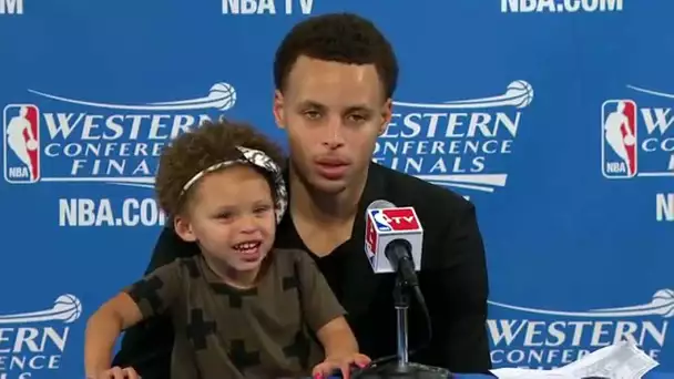 Steph Curry's Daughter Riley Steals the Show