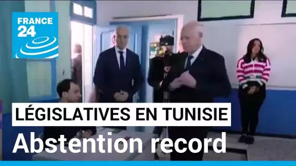 Les élections législatives en Tunisie marquées par une abstention record de plus de 90 %