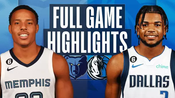 GRIZZLIES at MAVERICKS | FULL GAME HIGHLIGHTS | March 13, 2023