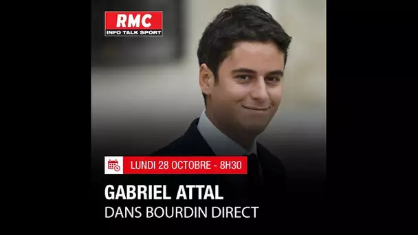 🎙 Gabriel Attal est face à Apolline de Malherbe à 8H30 sur RMC et BFMTV