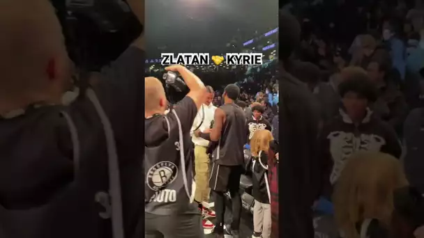 Zlatan & Kyrie share a moment after the Nets Victory | #Shorts