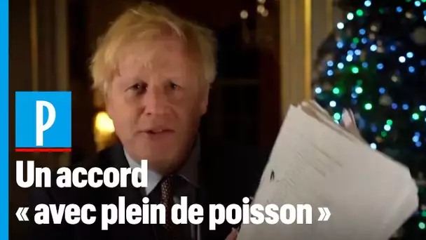 Boris Johnson affiche l’accord sur le Brexit en « cadeau » aux Britanniques