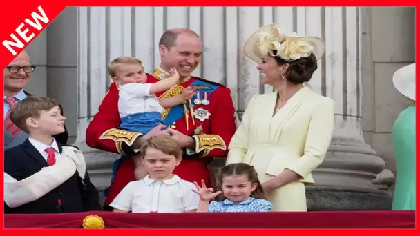 ✅  Le prince George, Charlotte et Louis turbulents : la technique imparable de Kate Middleton