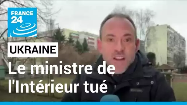 Ukraine : un hélicoptère s'écrase près de Kiev, le ministre de l'Intérieur tué • FRANCE 24