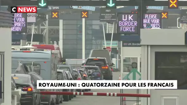 Royaume-Uni : quatorzaine pour les Français