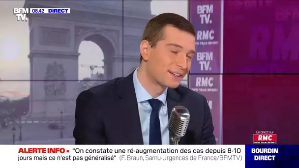 Jordan Bardella face à Jean-Jacques Bourdin en direct