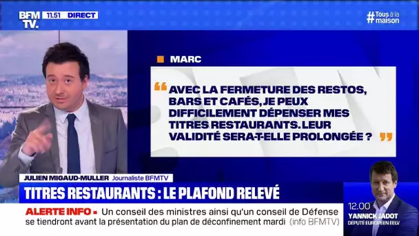 La validité des titres-restaurant sera-t-elle prolongée ?