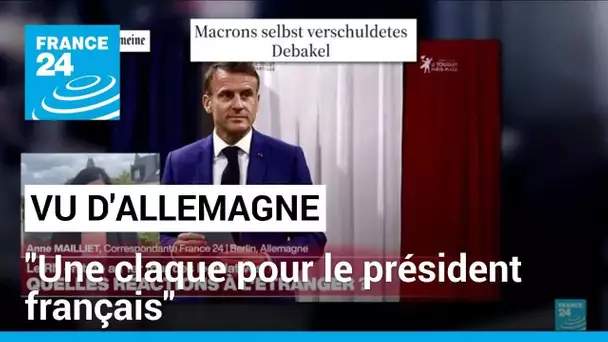 Législatives :  la presse allemande particulièrement critique avec Emmanuel Macron • FRANCE 24