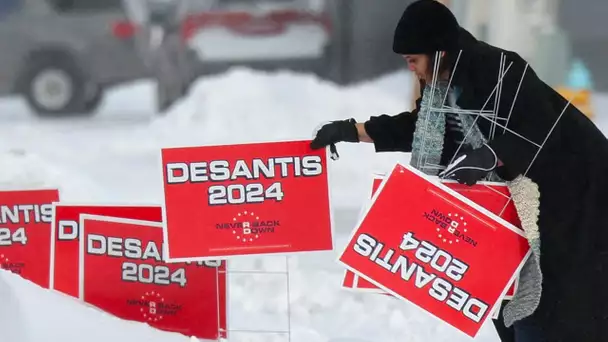 Etats-Unis : les rigueurs de l'hiver gèlent les positions aux primaires républicaines dans l'Iowa