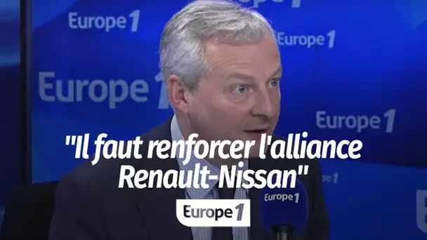 "Il faut renforcer l'alliance Renault-Nissan, c’est notre priorité", affirme Bruno Le Maire