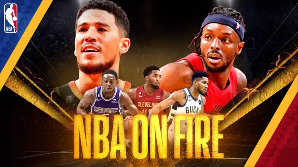 NBA On Fire: feat. Donovan Mitchell, De'Aaron Fox, Milwaukee Bucks & Blazers @ Suns  🔥🔥