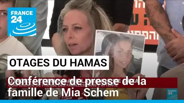 Replay : la conférence de presse de la famille de Mia Schem, otage retenue par la Hamas