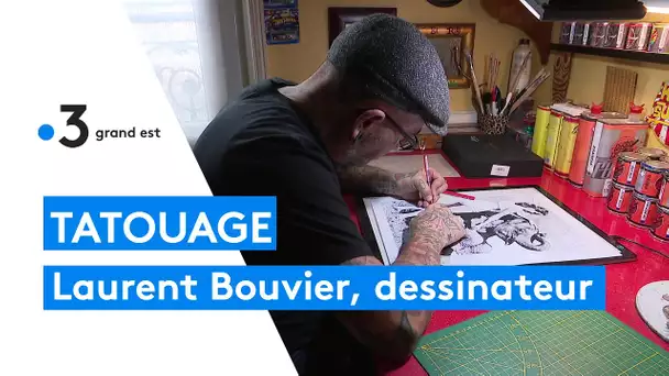 Laurent Bouvier, peintre et tatoueur