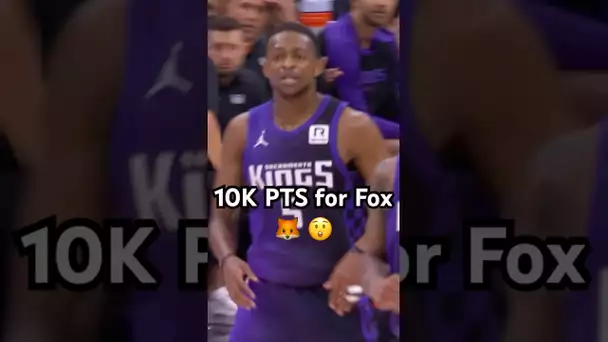 De'Aaron Fox surpasses 10,000 career points! 👏🦊|#Shorts