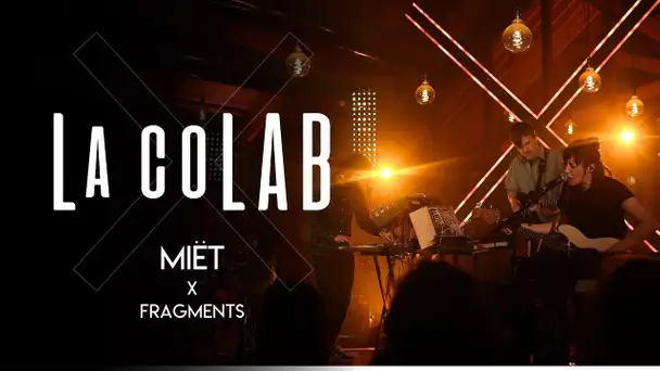 La CoLAB,  live entre le post-rock de la chanteuse Miët et la pop-électronique du groupe Fragments