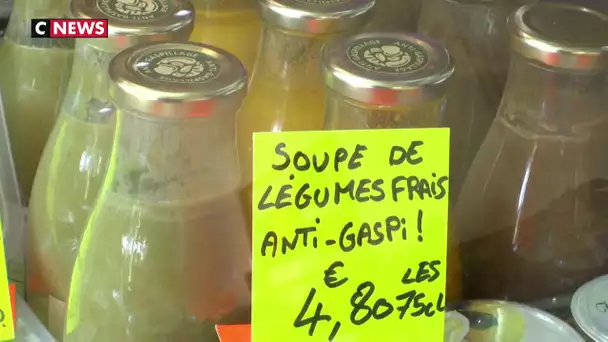 Loi anti-gaspillage à l'Assemblée : une entreprise transforme les invendus en soupe