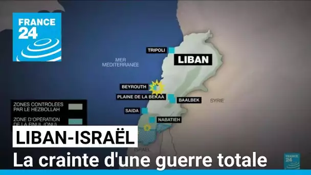 Escalade de la tension entre le Liban et Israël : la crainte d'une guerre totale • FRANCE 24