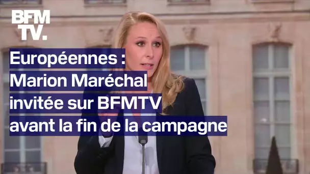 Européennes: "Je crois que nous aurons des élus, j'en suis même convaincue", déclare Marion Maréchal