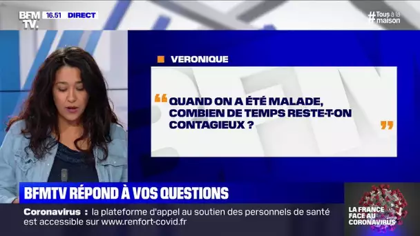 Quand on a été malade, combien de temps reste-t-on contagieux? BFMTV répond à vos questions