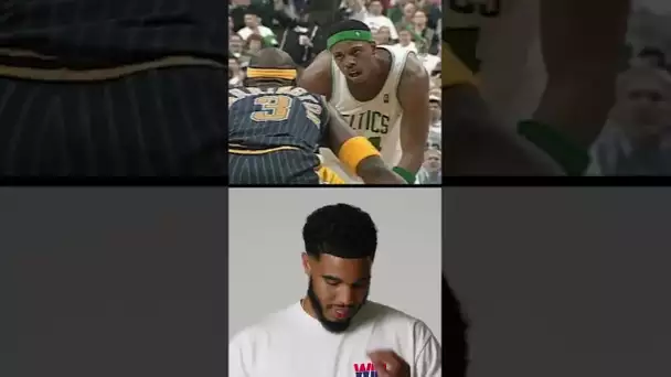 Jayson Tatum Reacts To Paul Pierces Iconic 3-Pointer 👀🔥