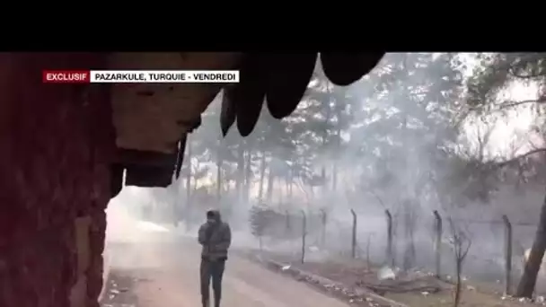 Vidéo : des heurts entre policiers grecs et migrants à la frontière gréco-turque