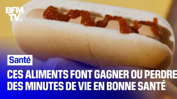 Ces aliments font gagner ou perdre des minutes de vie en bonne santé