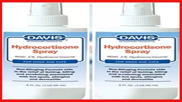 Davis Hydrocortisone Spray Pets, 4 oz