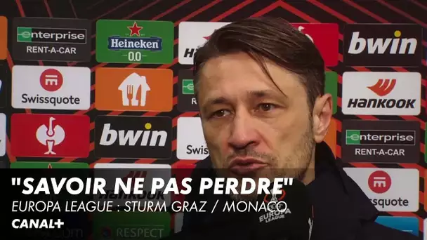 La réaction de N. Kovac après le nul contre Sturm Graz (1-1) - Europa League