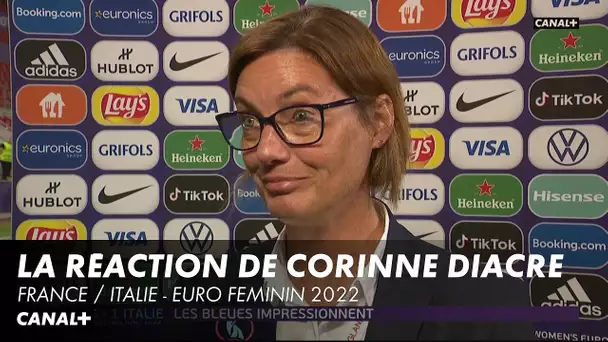 La réaction de Corinne Diacre - France / Italie -  Euro Féminin 2022