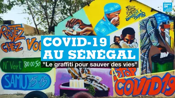 Covid-19 au Sénégal : "Le graffiti pour sauver des vies"