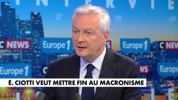 Législatives 2024 : «Ça fait longtemps que les LR sont morts», estime Bruno le Maire